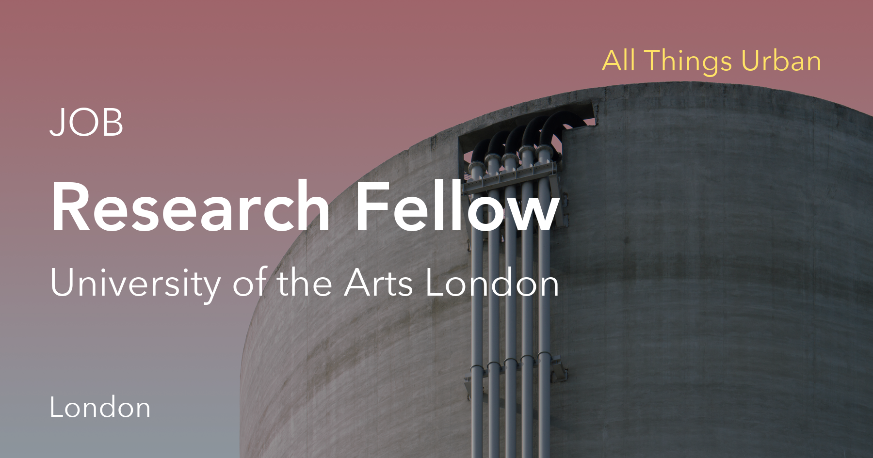 urban research jobs london