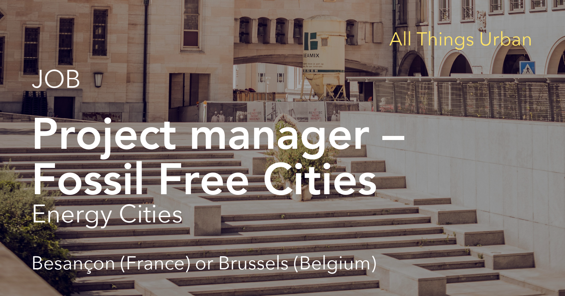 Curated visual reference: Picture Idea: All Things Urban Project Manager Fossil Free Cities At Energy